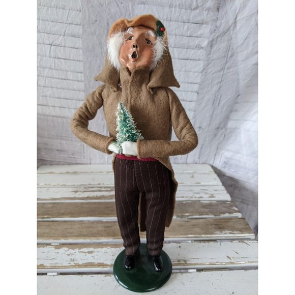 Byers voice man tree 1988 caroler Xmas decor